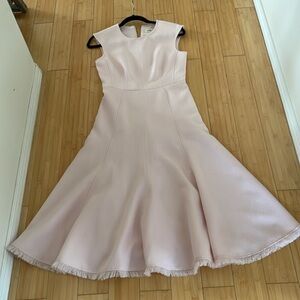 Women Evening Cocktail MIDI Fitted Top Full bottom Dress 2 Worn Once Eliza J